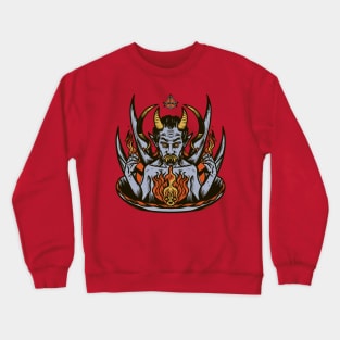 Sinful Sanctuary, a Devil's Woth Crewneck Sweatshirt